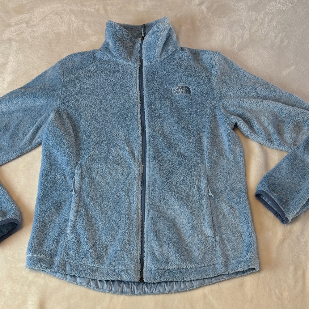 Women's The North Face Osito Baby Blue Teddy Jacket - Size Small- Sweet!